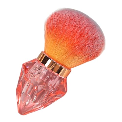 Nagelkunst-Puder-Entferner-Pinsel mit Kristallgriff, Nagelkunst-Reinigungspinsel für Make-up oder Maniküre, Salon-Nagelwerkzeuge von Dasbsug