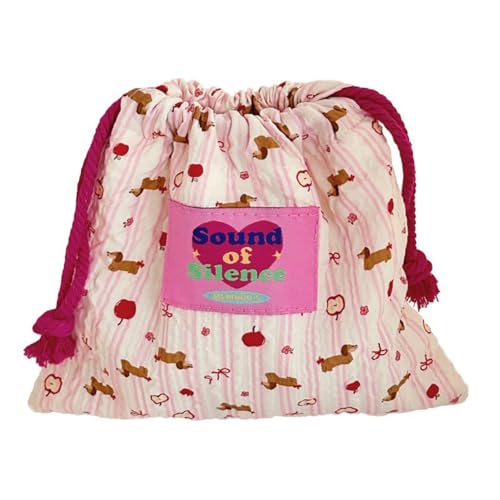 Schöne Kosmetiktasche, tragbare Aufbewahrungstaschen, Kordelzug, kleine Tasche, Kosmetiktasche, schönes Make-up, klein für Damen, B, Mass Beauty von Dasbsug