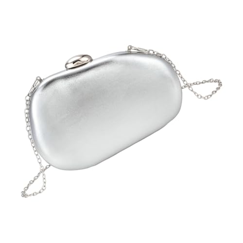 Umhängetasche, Abendtasche, Clutches für Damen, unregelmäßige Schultertasche, modische Handtasche, Umhängetasche, Geschenk, modische Handtasche, silber, One Size Umhängetasche, Abendtasche, Clutches für Damen, unregelmäßige Schultertasche, modische Handtasche, Umhängetasche, Geschenk, modische Handtasche, silber, One Size von Dasbsug