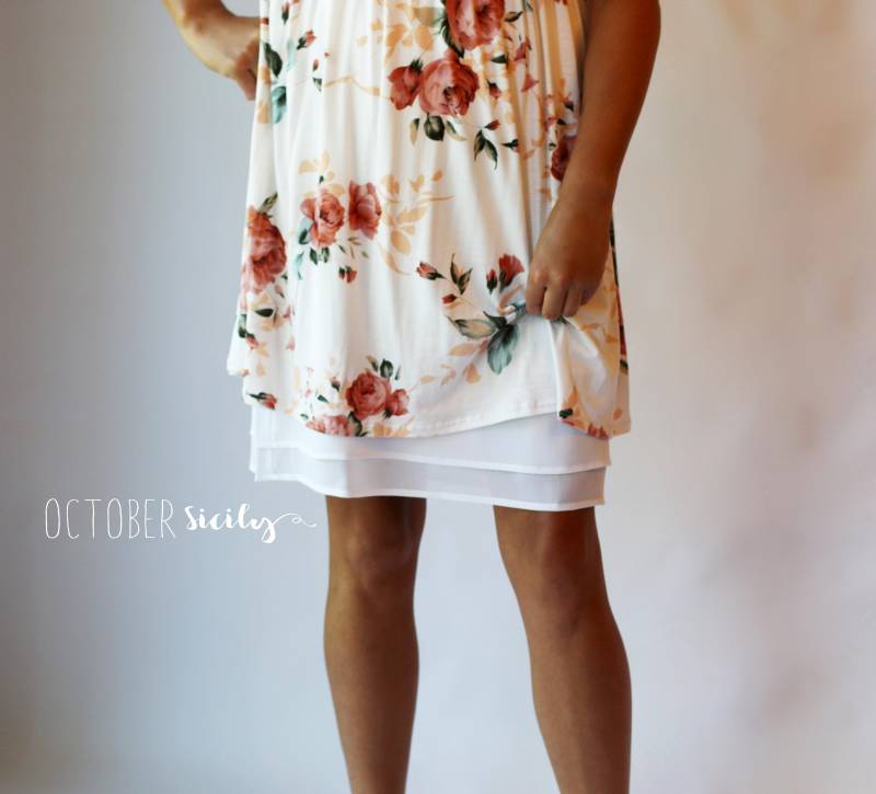 Hk-Chiffon Rüschen-Exemplar Halb Slip Style C Gr. S-4xl von DashwoodShop