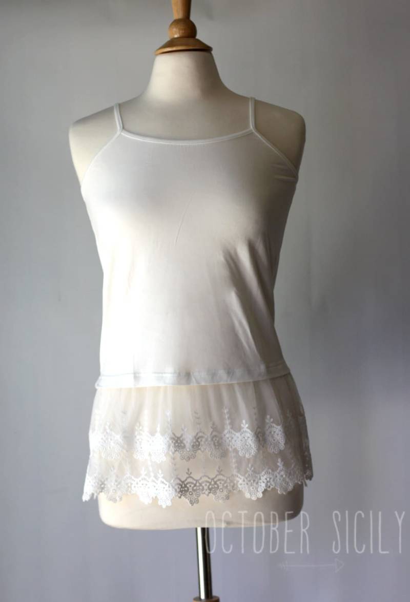 T5 - Lace Top Shirt Verlängerung Style 5 Small-3xlarge von DashwoodShop