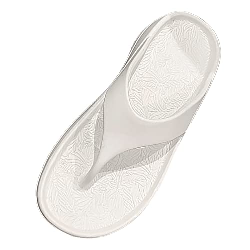 Badezimmer Hausschuhe Damen Herren Sommerschuhe mit weichen Sohlen und dicken Sohlen Super Weich Schlappen Kissensandalen Sommer Unisex Offene Zehen Slipper Badesandalen von Dasongff