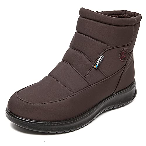 Dasongff Damen Winterstiefel Wasserdicht Warm gefütterte Schneestiefel Winterschuhe Outdoor Winter Bequem Kurzschaft Boots Schuhe, Mädchen Sneaker Damen Stiefeletten Winter Kurzschaft Stiefel von Dasongff