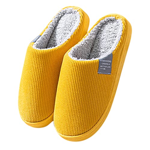 Dasongff Hausschuhe Damen :Winter Wärme Bequem Plüsch Pantoffeln Indoor Home rutschfeste Filzpantoffeln Kuschelig Weite Leicht Slipper Memory Foam rutschfest Puschen Plüsch Bequem Schuhe von Dasongff