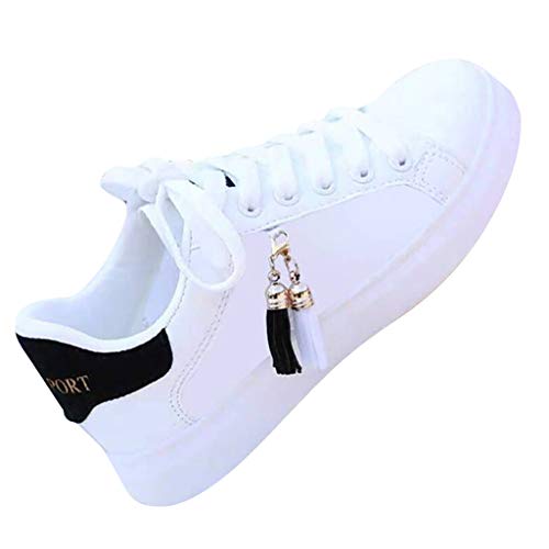 Dasongff Sneaker Damen Sportschuhe mit Quaste Freizeitschuhe Walkingschuhe Sneaker Wanderschuhe Trainers Schuhe Laufschuhe Luftkissen Turnschuhe Fitness Gym Outdoor Schuhe Trekkingschuhe von Dasongff