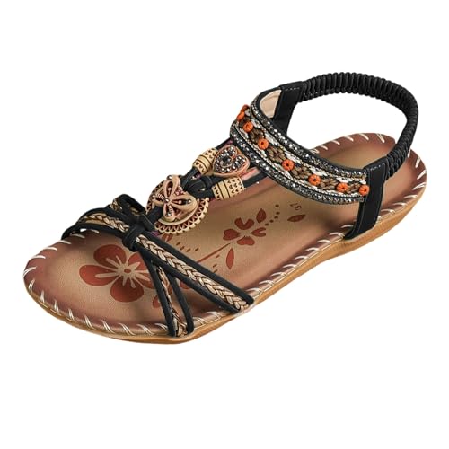 Orthopädische Sandalen Damen Hallux Valgus Sommer Flach Pantolette Leichte Mesh Strandsandalen Bequeme Big Toe Hausschuhe Elegant Breite Füße Casual Freizeitschuhe Pantolette Sommerschuhe von Dasongff