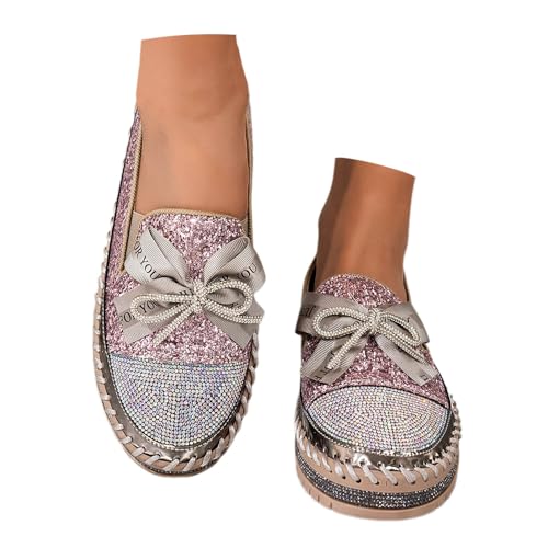Pailletten Sneaker Glitzer Schuhe Damen Silber Italienische Strass Slip On Laufschuhe Karneval Festliche Schuhe mit Keilabsatz Walkingschuhe Slipper Elegant Bequem Sportschuhe Pailletten Sneaker Glitzer Schuhe Damen Silber Italienische Strass Slip On Laufschuhe Karneval Festliche Schuhe mit Keilabsatz Walkingschuhe Slipper Elegant Bequem Sportschuhe von Dasongff