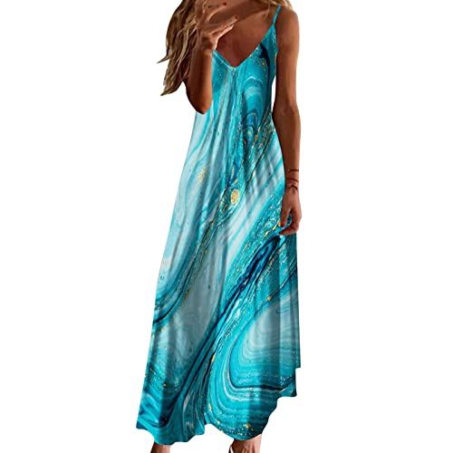 Sommerkleider Damen Lange, Sexy Elegant Kleid Boho Strandkleider mädchen Festlich Kleider Damen Kurz Strandkleider Damen Sommer Bikini Cover Up Strandponcho Kleider Blusenkleid von Dasongff