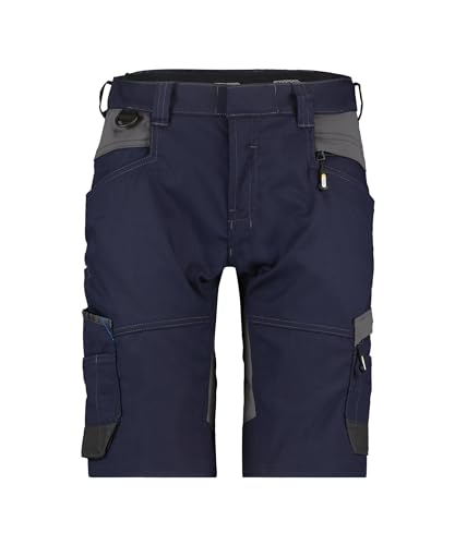 DASSY® Axis Women Stretch-Arbeitsshorts für Damen - Größe 36 - NACHTBLAU/ANTHRAZITGRAU von Dassy