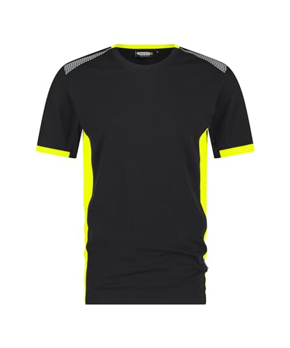 DASSY® Tampico T-shirt - Größe 3XL - SCHWARZ/NEONGELB von Dassy