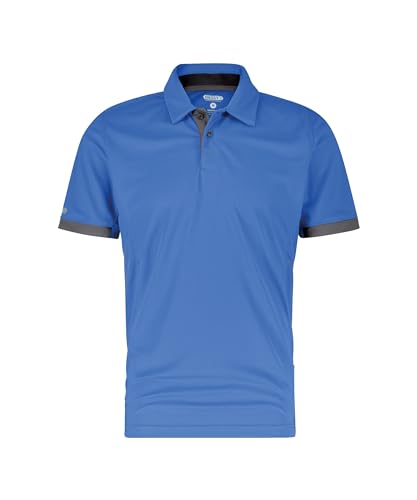 DASSY® Traxion Poloshirt - Größe 2XL - AZURBLAU/ANTHRAZITGRAU von Dassy