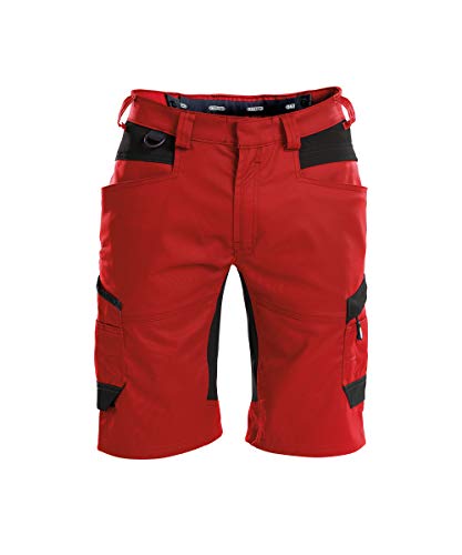 DASSY® Axis Stretch-Arbeitsshorts - Größe 48 - ROT/SCHWARZ von Dassy