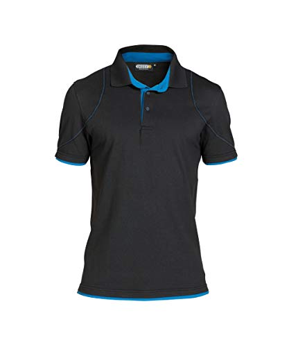 Dassy Herren 5414729099040 Polo-Shirt, Nero/Blu, 4XL von Dassy