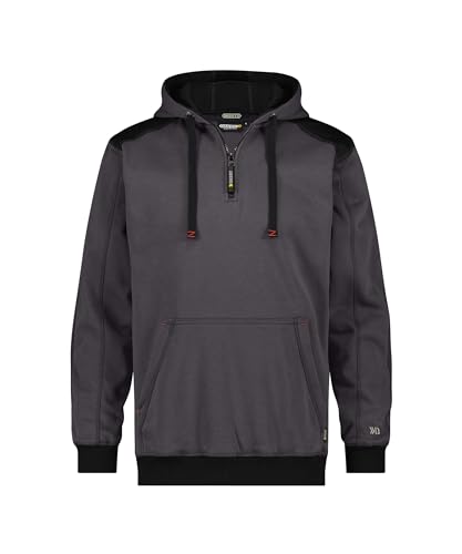 DASSY® Indy Kapuzensweatshirt - Größe XL - ANTHRAZITGRAU/SCHWARZ von Dassy
