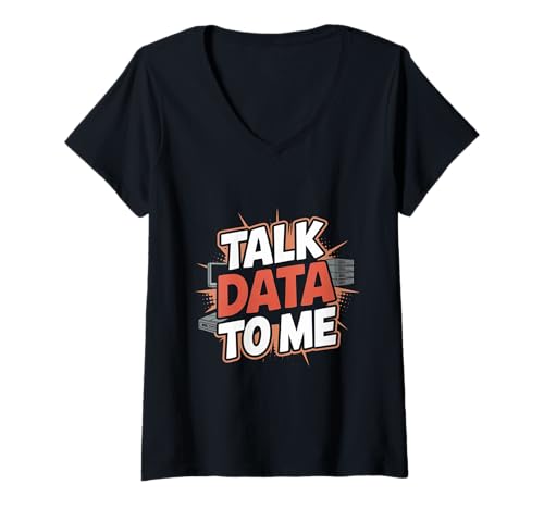 Damen Data Analytics Data Engineering Funny Data Analyst Witz T-Shirt mit V-Ausschnitt Damen Data Analytics Data Engineering Funny Data Analyst Witz T-Shirt mit V-Ausschnitt von Data Analyst Designs