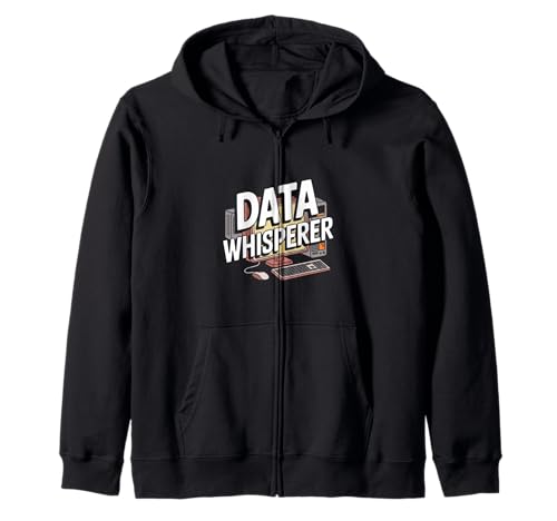 Data Whisperer Lustiger Datenanalyst für Datentechnik Kapuzenjacke Data Whisperer Lustiger Datenanalyst für Datentechnik Kapuzenjacke von Data Analyst Designs
