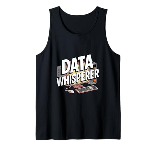Data Whisperer Lustiger Datenanalyst für Datentechnik Tank Top Data Whisperer Lustiger Datenanalyst für Datentechnik Tank Top von Data Analyst Designs