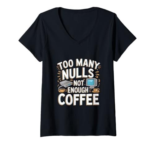 Damen Data Analytics Data Engineering Funny Data Analyst Witz T-Shirt mit V-Ausschnitt Damen Data Analytics Data Engineering Funny Data Analyst Witz T-Shirt mit V-Ausschnitt von Data Engineering Designs