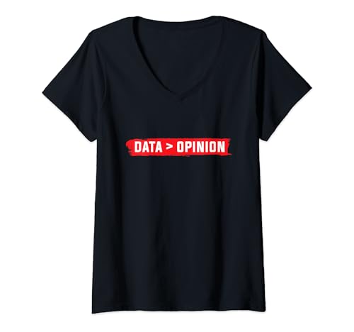 Damen Data Scientist Meinungen Data Science Mining Analyst T-Shirt mit V-Ausschnitt Damen Data Scientist Meinungen Data Science Mining Analyst T-Shirt mit V-Ausschnitt von Data Science Machine Learning Gifts