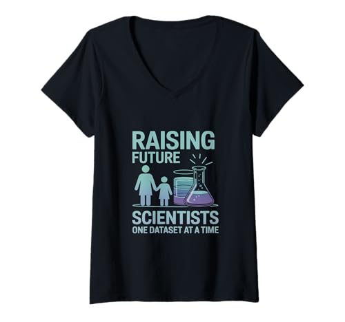 Damen Zukünftige Wissenschaftler Ein Datensatz nach dem anderen Datenwissenschaftler T-Shirt mit V-Ausschnitt Damen Zukünftige Wissenschaftler Ein Datensatz nach dem anderen Datenwissenschaftler T-Shirt mit V-Ausschnitt von Data Scientist Data Query & Analysis