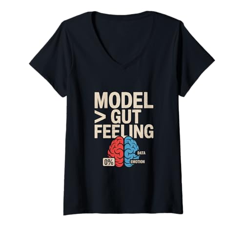Damen Modell Gut Feeling Data Scientist T-Shirt mit V-Ausschnitt Damen Modell Gut Feeling Data Scientist T-Shirt mit V-Ausschnitt von Data Scientist Predictive Modeling