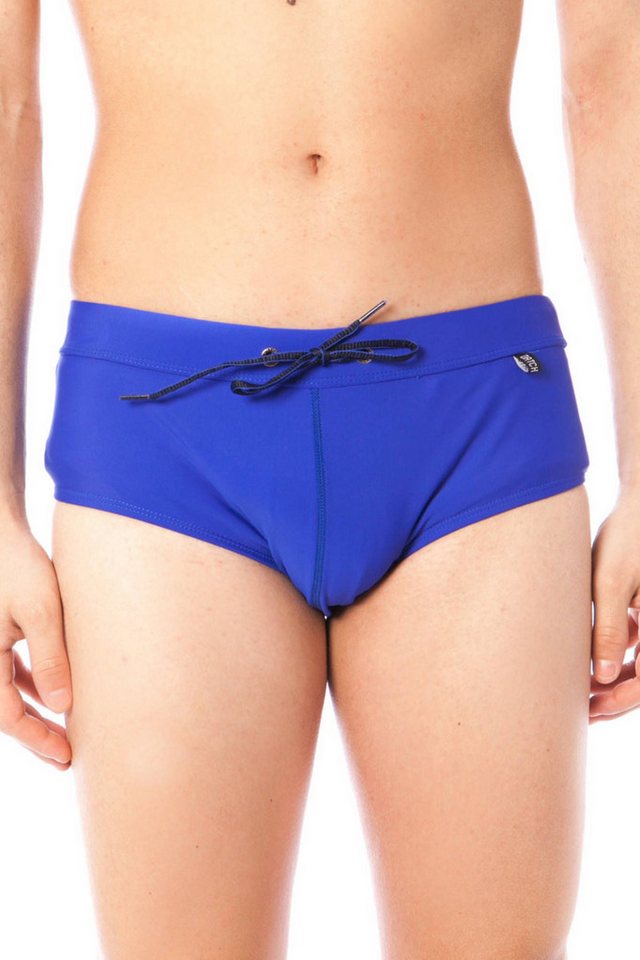 Datch Badeshorts Herren Badehose in Blau mit Schnürung und Logo - Eleganter DATCH Look von Datch