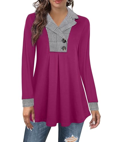 Damen Pullover Elegant Winter Warm Pulli Damen Lang Tunika Damen Langarm Herbst Feinstrickpullover Damen Oversize Winter Kleidung Damen Mode Schöne Moderne Pullover Damen Festlich Langarmshirt von Datuhao