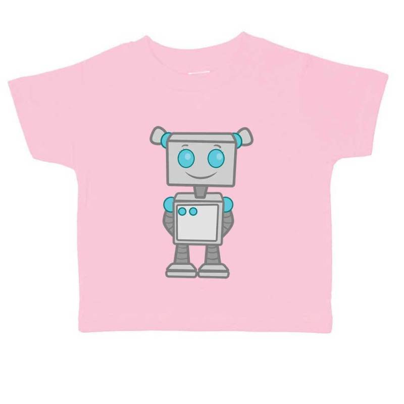 Mädchen Roboter Kleinkind T-Shirt von DaughterAndDinosaur
