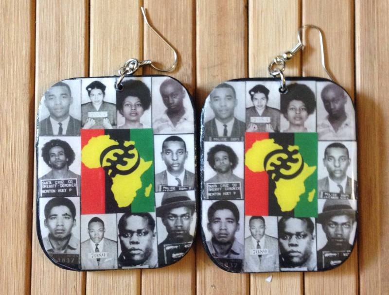 Black Power Collage Ohrringe Ii von DaughterOfTheFates