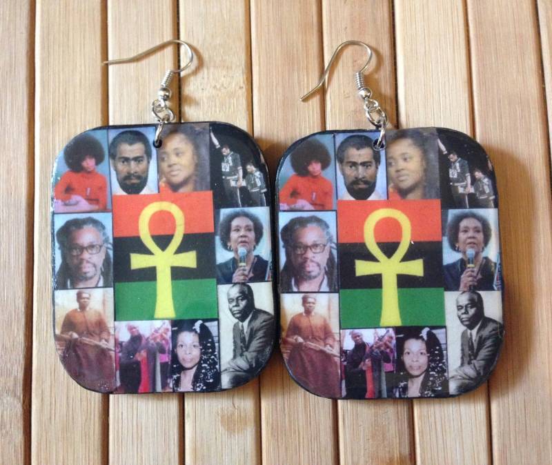 Black Power Collage Ohrringe - Sistas Und Brothas Must One To Win von DaughterOfTheFates
