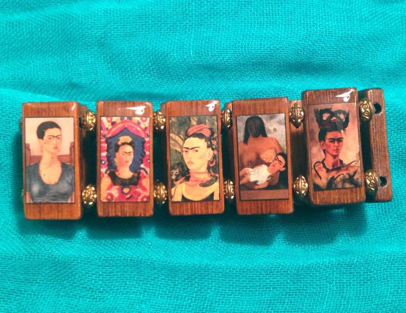 Frida Armband Auf Braunen Glasperlen von DaughterOfTheFates