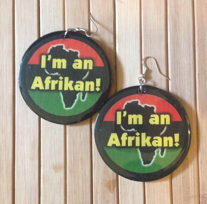 Ich Bin Ein Afrikan Ohrringe von DaughterOfTheFates