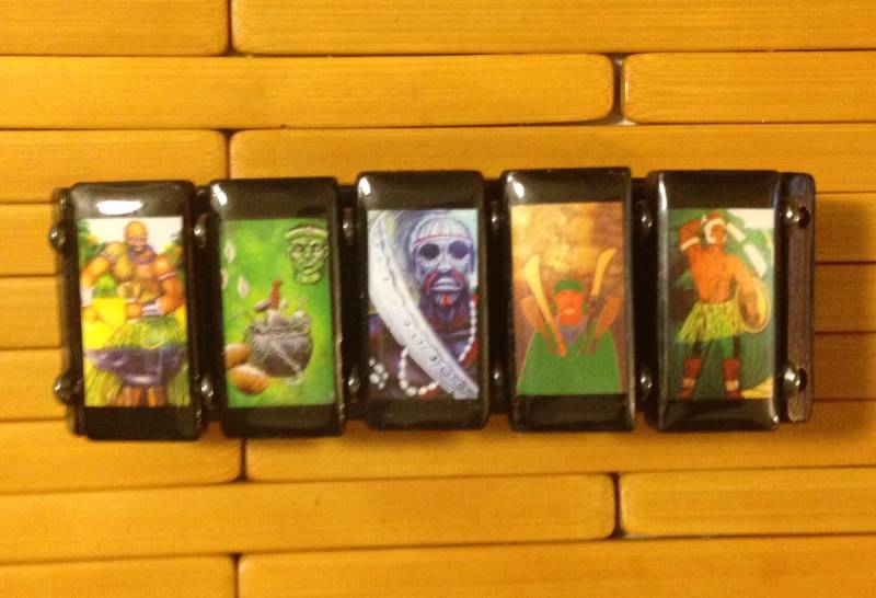 Ifa Orisa Ogun Armband in Schwarz von DaughterOfTheFates