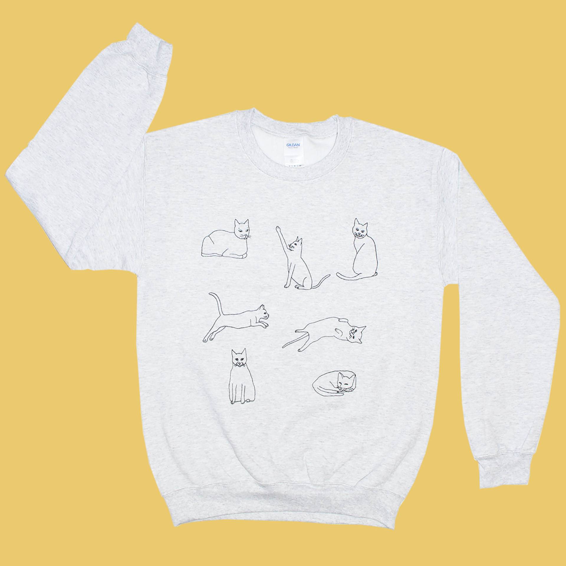 Katzenleben Sweatshirt von DavesClubHouse