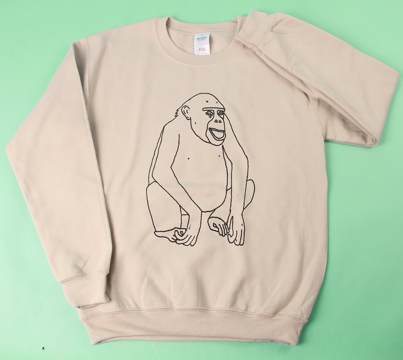 Simp Schimpanse Sweatshirt von DavesClubHouse