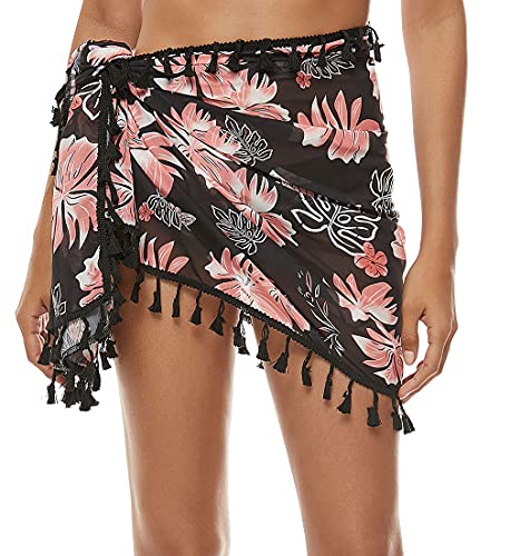 Damen Sarong Pareo Strand Wrap Sarong Vertuschung Chiffon Badeanzug Strandtuch Wickelröcke Strand Rock Bademode Strandkleid Bikini Cover Up von Davicher