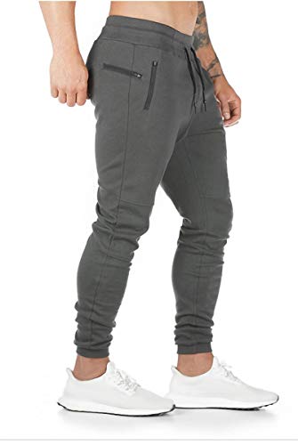 Davicher Herren Jogginghose Sporthose Baumwolle Fitness Sporthose Slim Fit Hose Freizeithose Joggers Streetwear Herren Sporthose von Davicher