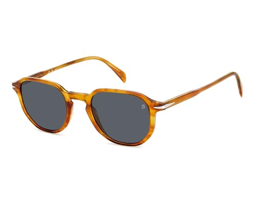 DAVID BECKHAM Unisex DB 1140 Sunglasses, Striped Brown, 49 von David Beckham
