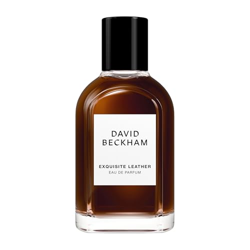 David Beckham Exquisite Leather Eau de Parfum für Herren, die perfekte Verkörperung von maskulinem Luxus und markanter Eleganz, Aromen von rauchigem Leder, edlen Gewürzen und Früchten, 50 ml von David Beckham