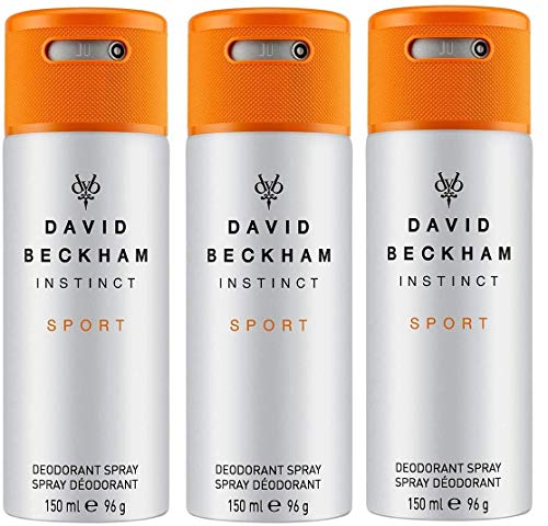 David Beckham Instinct Sport Deodorant Herren Bodyspray 150 ml 3er Pack von David Beckham