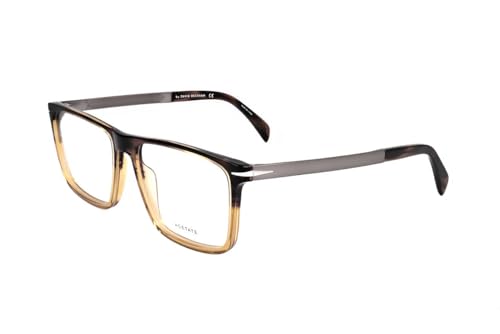 David Beckham Unisex Db 1094 Sunglasses, Striped Brown Ruthenium, 57 von David Beckham