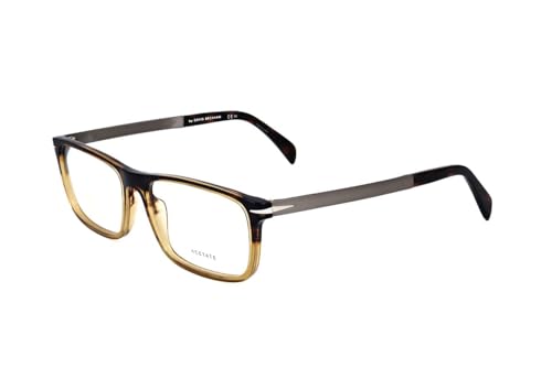 David Beckham Unisex Db 1095 Sunglasses, Striped Brown Ruthenium, 57 von David Beckham