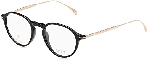 David Beckham Unisex Db 1105 Sunglasses, 2M2/20 Black Gold, 49 von David Beckham