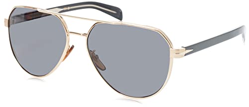 David Beckham Unisex Db 1121/g/s Sunglasses, RHL/IR Gold Black, 61 von David Beckham