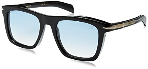 David Beckham Unisex Db 7000/s Sunglasses, 807/F9 Black, 53 von David Beckham