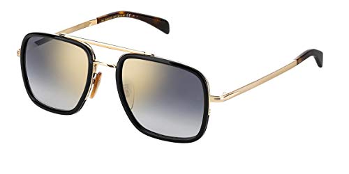 David Beckham Unisex Db 7002/s Sunglasses, RHL/FQ Gold Black, 54 von David Beckham