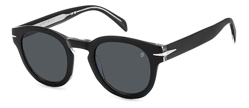David Beckham Unisex Db 7041/S Flach Sunglasses, Schwarz (Black Crystal), 49 von David Beckham