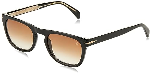 David Beckham Unisex Db 7077/s Sunglasses, 807/HA Black, 53 von David Beckham