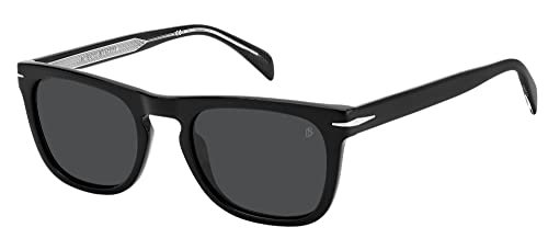 David Beckham Unisex Db 7077/s Sunglasses, BSC/IR Black Silver, 53 von David Beckham