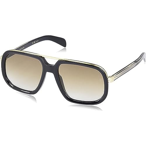 David Beckham Unisex Db 7101/s Sunglasses, 2M2/HA Black Gold, 57 von David Beckham